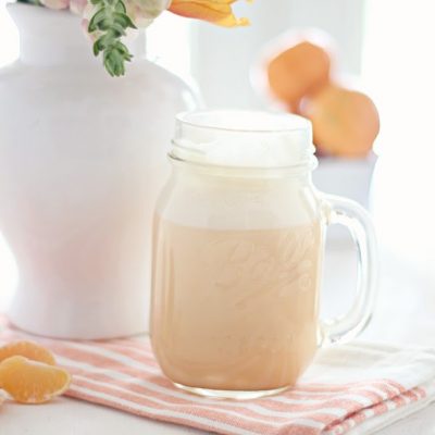 Healthy Mandarin Orange Cream Smoothie